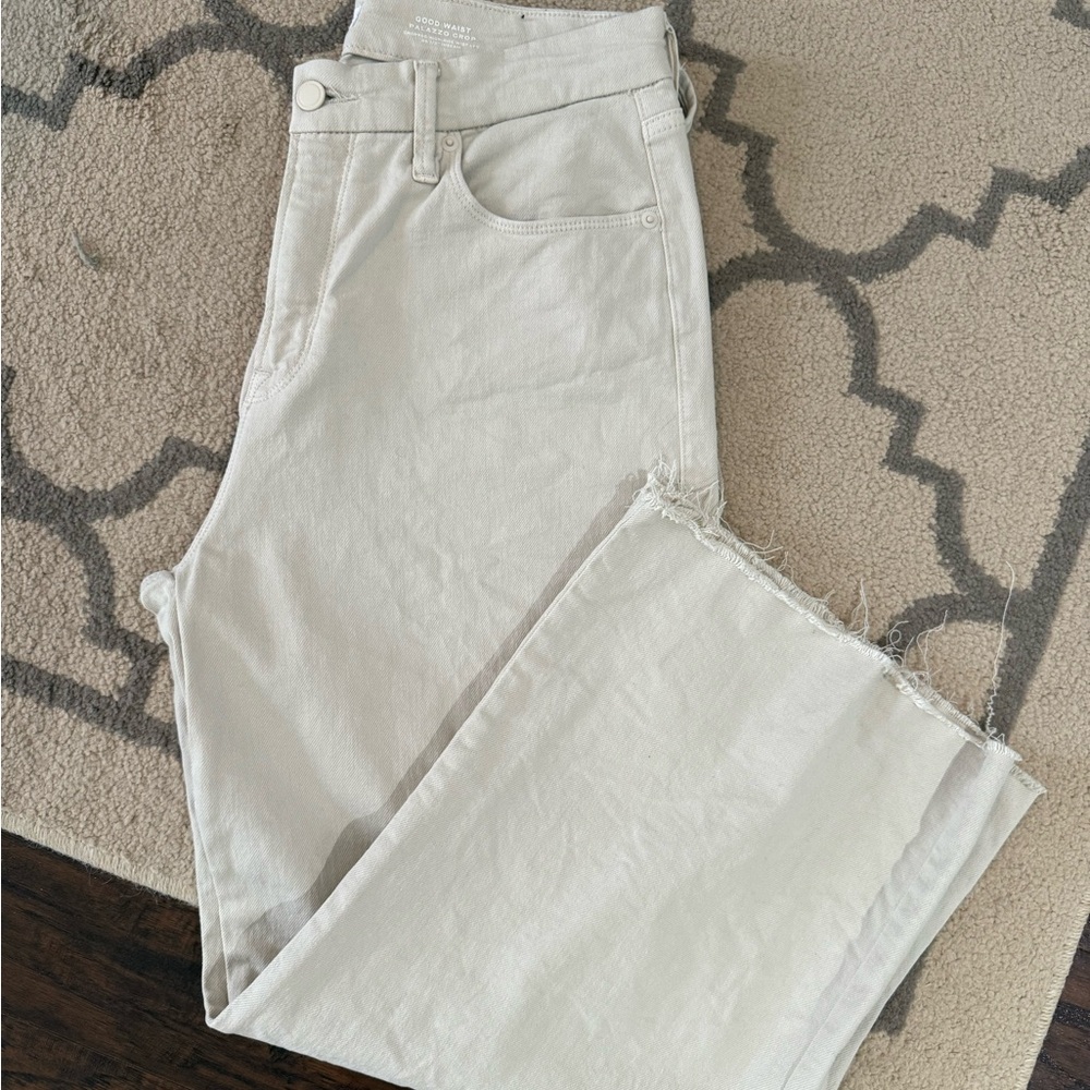 Good American Cream Women's Jeans